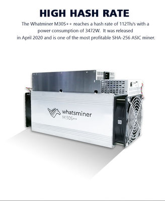 HDMI-Input3472w Asic Whatsminer M30S+ BTC Bitcoin Mijnwerker