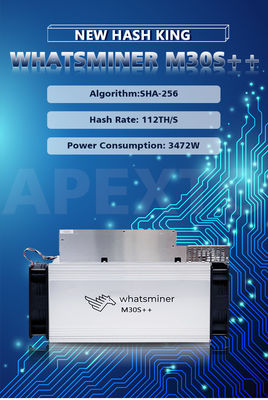 HDMI-Input3472w Asic Whatsminer M30S+ BTC Bitcoin Mijnwerker