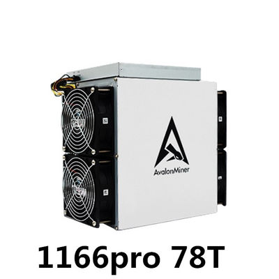 Canaan AvalonMiner 1166 Pro78t Avalon Bitcoin Miner A1166 Pro78t 12V